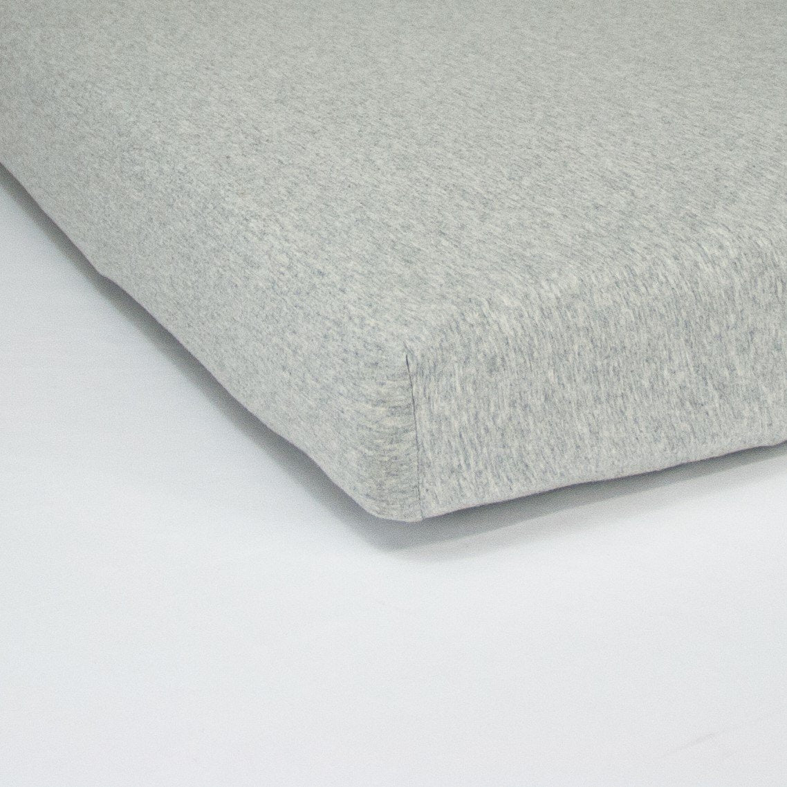 Cloud Grey Jersey Fitted Cot Sheet Organic Coco Henry